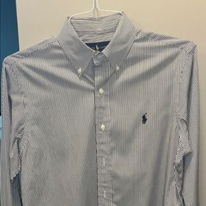 Striped Black and White Men's Shirt